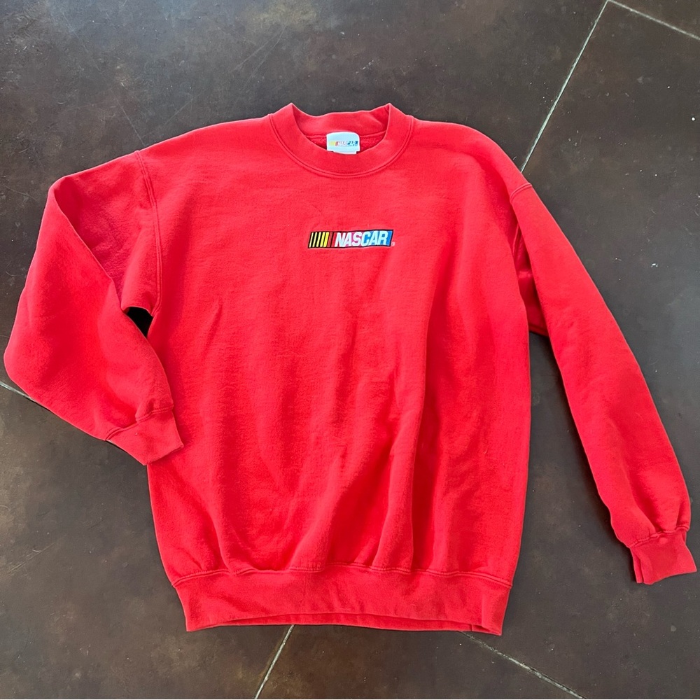 NASCAR Red sweatshirt - Large - NASCAR car race shirt